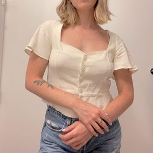 Zara Bell Sleeve Top 🔔🕊